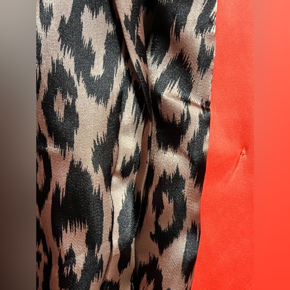 JOAN Rivers ORANGE Trench Coat WOMEN L - Picture 6 of 15